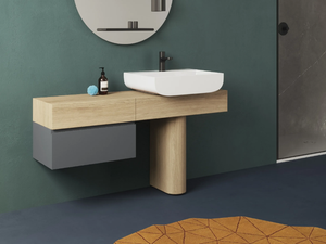 CHARLOTTE - Wooden vanity unit with drawers _ Azzurra Ceramica